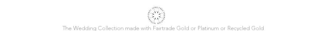 Ethical Engagement rings made with Fairmined Gold and certified  diamonds. Ehtical Wedding rings made with Fairmined gold, Platinum or Recycled Gold. April Doubleday The Ethical Jeweller.