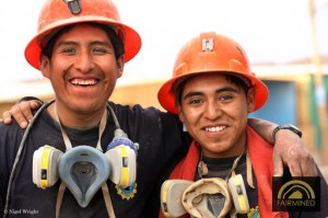 April Doubleday - Miners from SOTRAMI (c) Nigel Wright