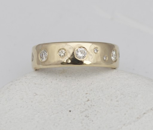 April Doubleday can Recycle Jewellery, Remodel, and Rejuvenate. A new ring made from old jewellery
