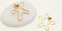 Diasy Studs Fairmined Gold Plate